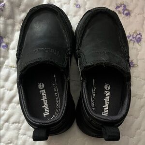 Timberland Kids Black Moccasins